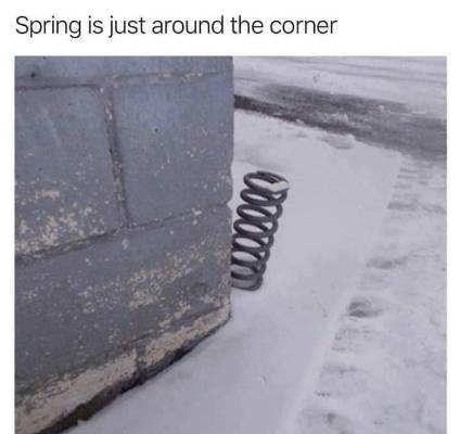 spring is just around the corner